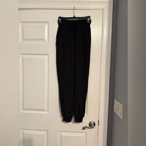 lululemon athletica Black Stretch Drawstring Pants